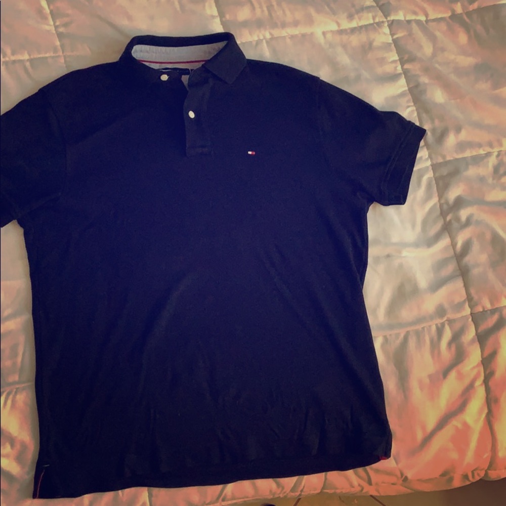Regular Fit Polo Collar black S/P